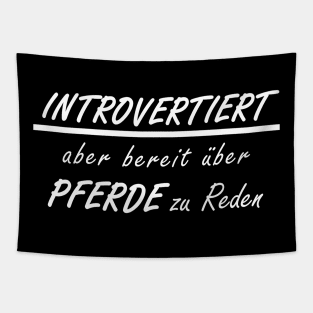 Pferde Introvertiert Mädchen Frauen Reiten Tapestry