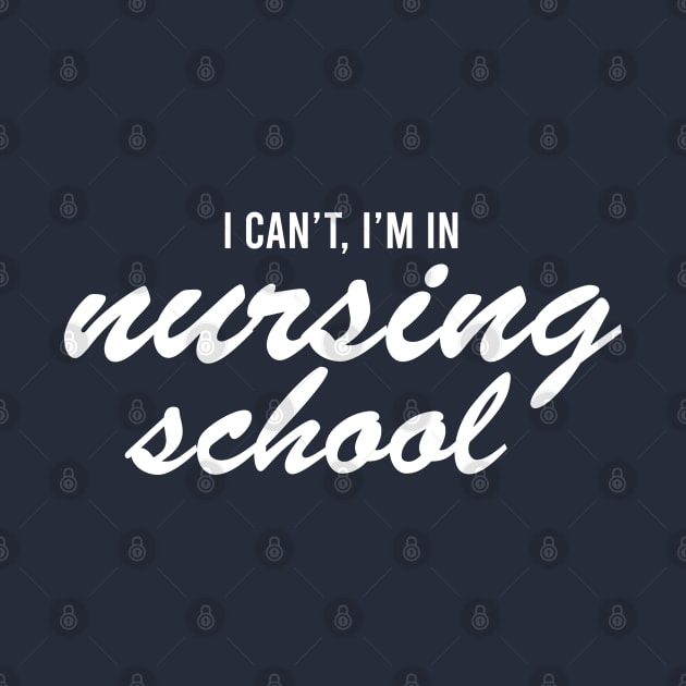 i can't im in nursing school by Teekingdom