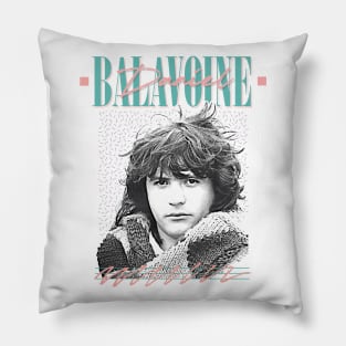 Daniel Balavoine //\// Francophile Design Pillow