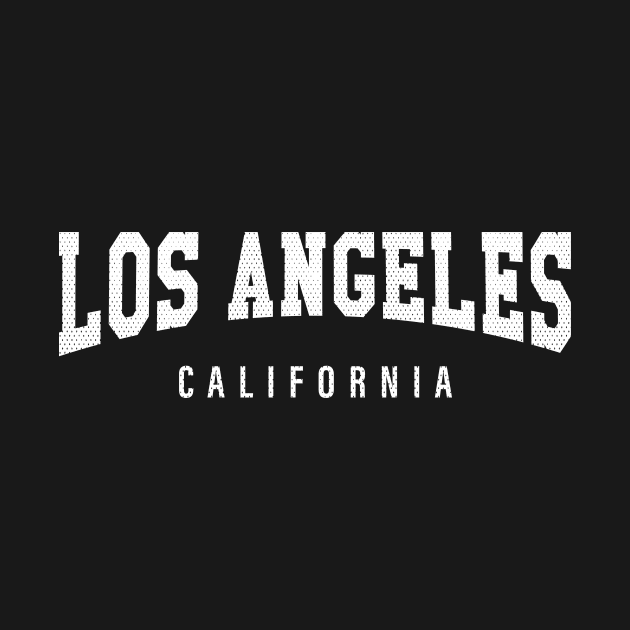 Los Angeles, California - CA Football Typography by thepatriotshop