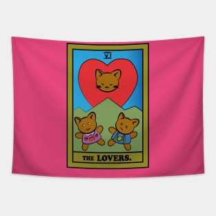 TAROT CARDS | THE LOVERS. | CAT Tapestry