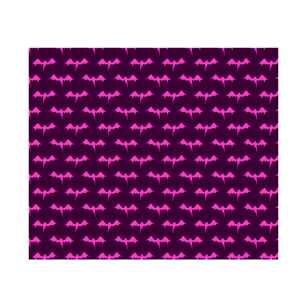 Dark Purple Bat Pattern by saradaboru