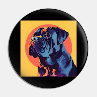 Mastiff in 80's Pin