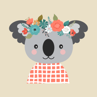 Floral Koala T-Shirt