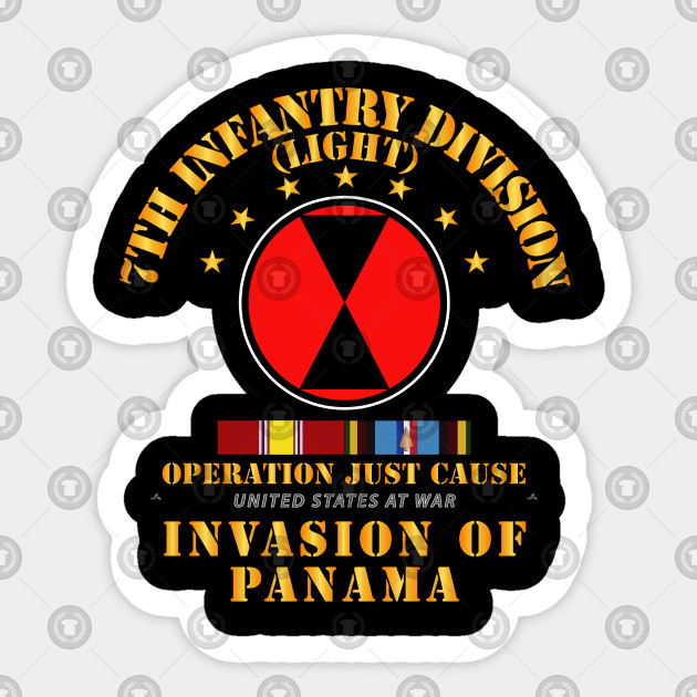 Just Cause - 7th Infantry Division w Svc Ribbons - Just Cause 7th ...