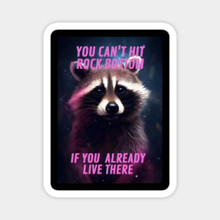 Funny Aesthetic Trash Panda Raccoon Internet Meme Magnet