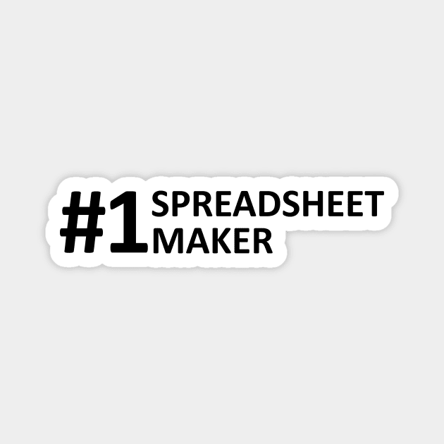 #1 Spreadsheet Maker Magnet by spreadsheetnation