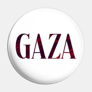 Gaza - Simple Typography Style Pin