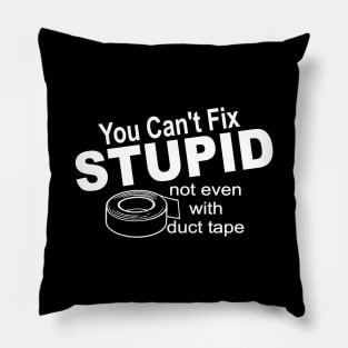 You can't fix stupid not even with duct tape Pillow