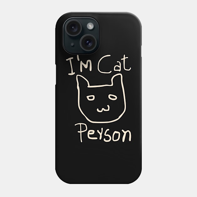 cat person Phone Case by NomiCrafts