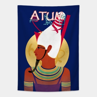 Atum (Atum-Ra) - Egyptian Sun God Tapestry