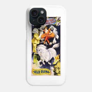 RINGLING BROS WORLD'S GREATEST SHOWS Miss Elena Vintage Circus Advert Phone Case