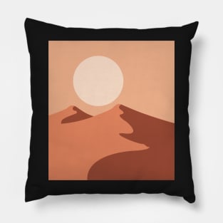 Abstract Desert art Pillow