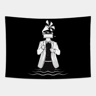 Music Man Gramophone Tapestry