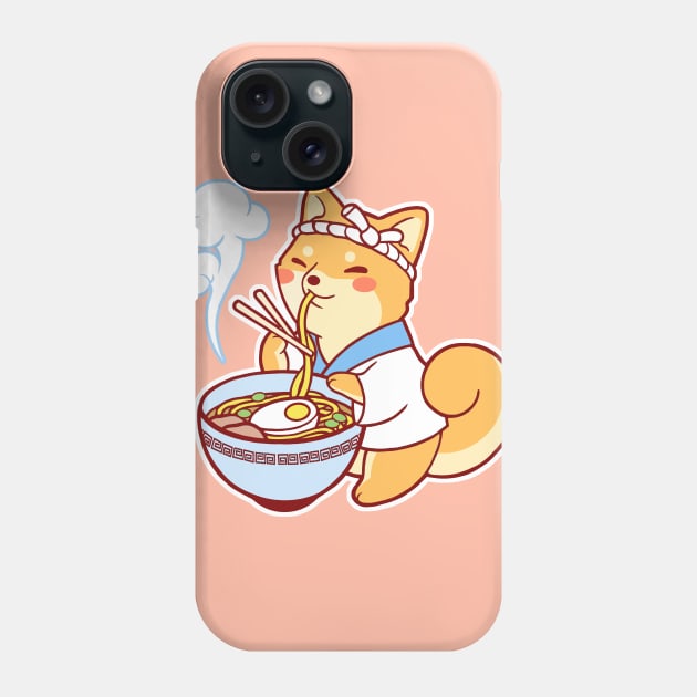 Ramen Shiba Phone Case by SarahJoncas