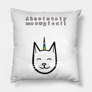 Absolutely meowgical! Pillow