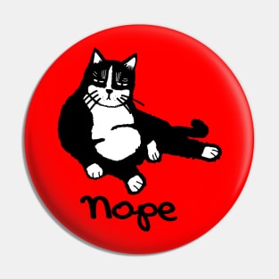 nope cat Pin