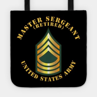 POCKET - Army - Master Sergeant - MSG - Retired Tote