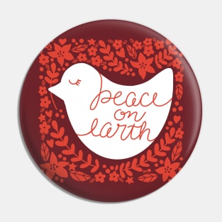 Peace On Earth Dove Pin