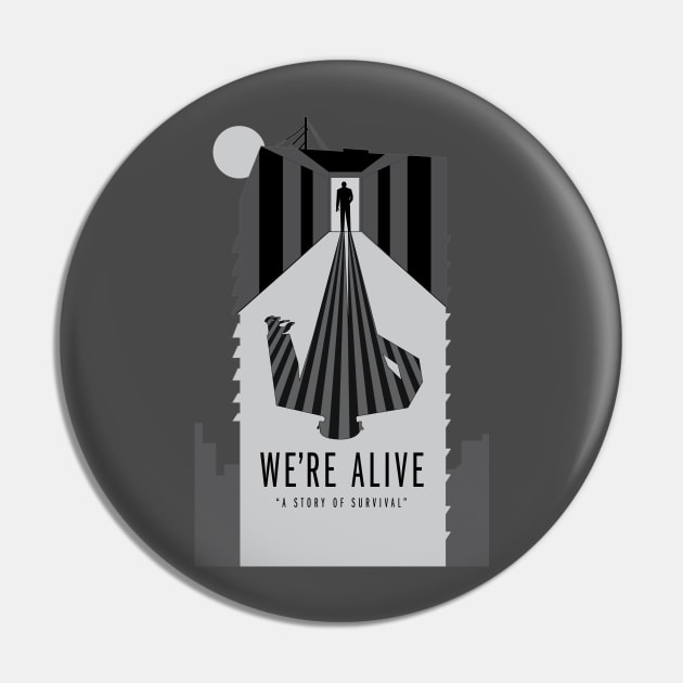 We're Alive: A Story of Survival alternate art Pin by We're Alive