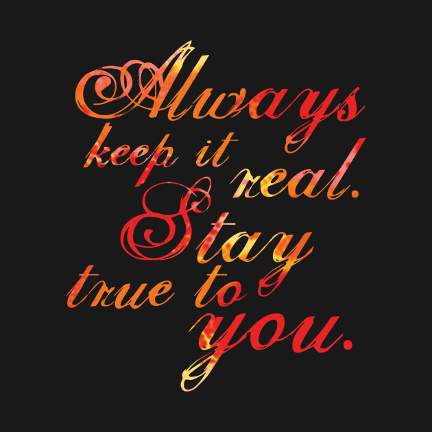 Keep It Real - Red by FalconArt