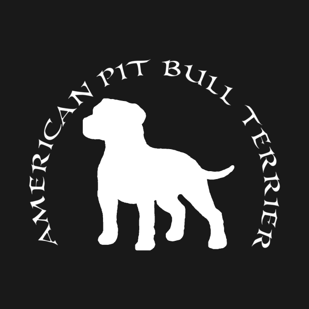 American Pit Bull Terrier dog by Monstershirts