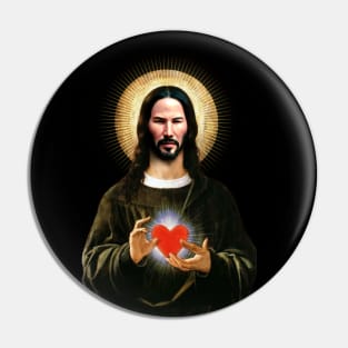 Immaculate Heart of Keanu Pin