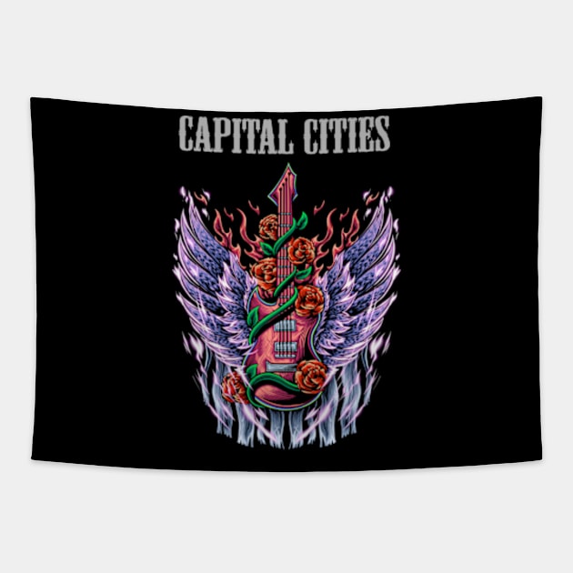 CAPITAL CITIES BAND Tapestry by citrus_sizzle
