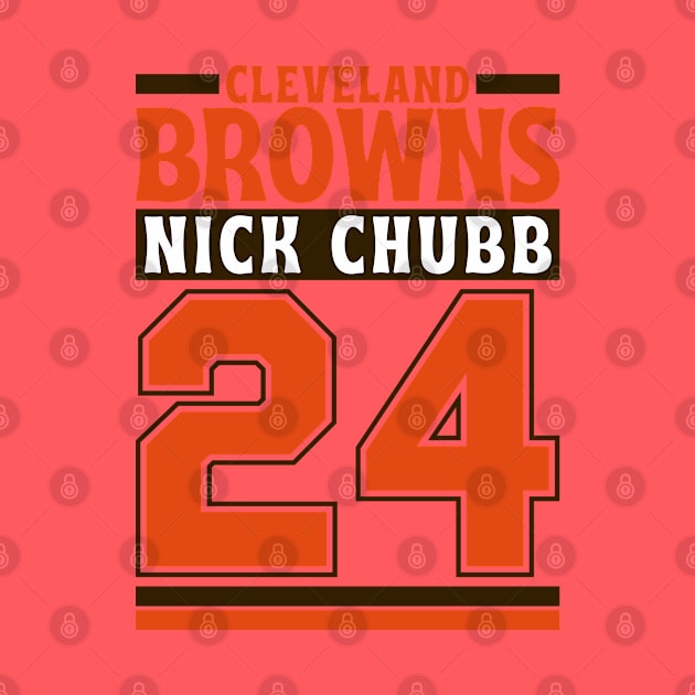 Cleveland Browns Chubb 24 Edition 3 by Astronaut.co