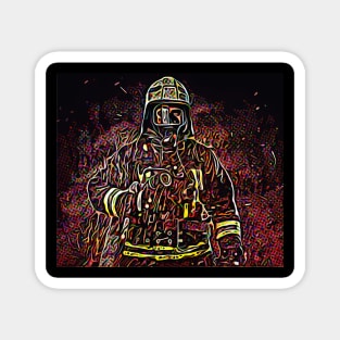 Firefighter Magnet