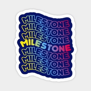 Milestone Rainbow Magnet