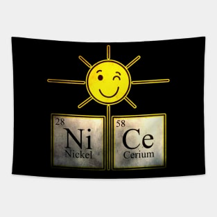 Nice NI Ce Periodic Table of Sunshine Tapestry