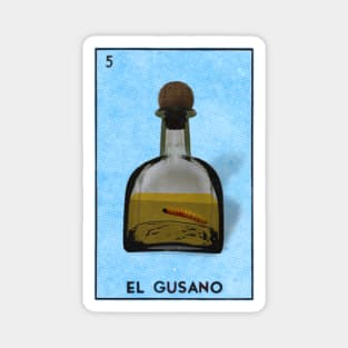 La Loteria - The Worm El Gusano Magnet