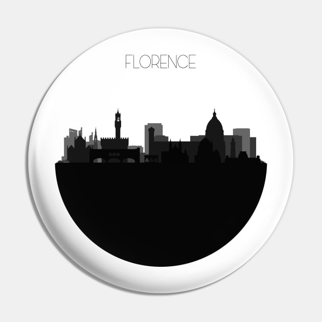 Florence Skyline Pin by inspirowl