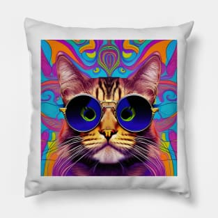 Groovy Cat Pillow