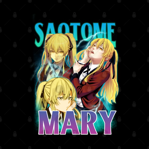 Bootleg Anime Mary Saotome Kakegurui by clvndesign
