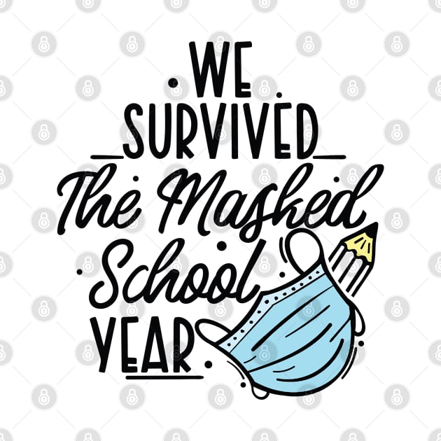 Summer Teacher Gifts, We Survived The Masked School Year, Teacher Summer Outfits, End of the Year Teacher Gifts by TheBlendedRack