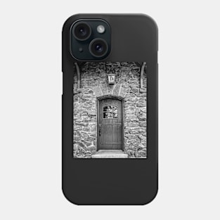 Stout Wooden Door in a Stone Wall Phone Case