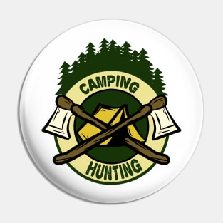 Camping Hunting - Adventure Edition Pin