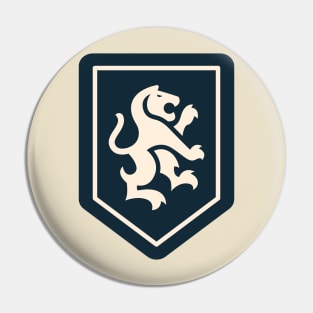 Luxury Heraldic Lion Badge Pin