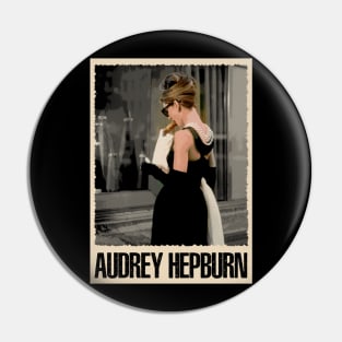 Timeless Elegance Audrey Hepburn Classic Hollywood Tee Pin