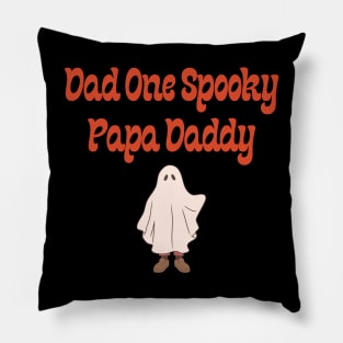 Dad one spooky papa daddy Pillow