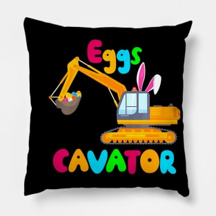 Eggs Cavator Easter Excavator Hunting Egg Kids Pillow