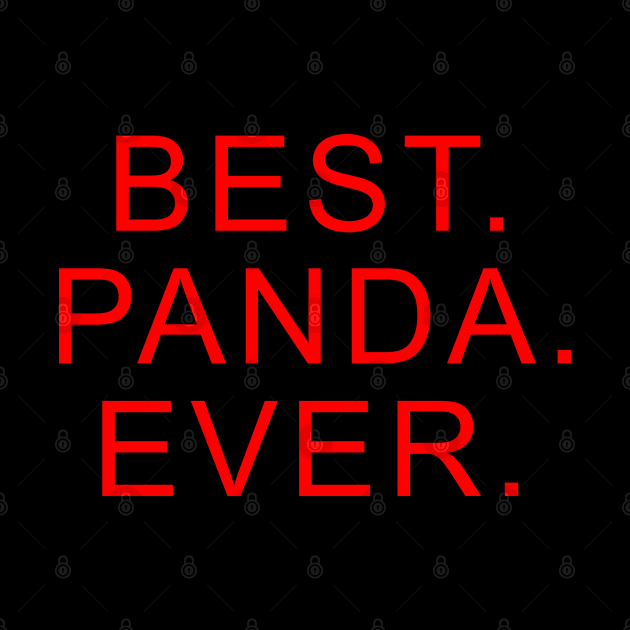 best panda ever Red by Dolta