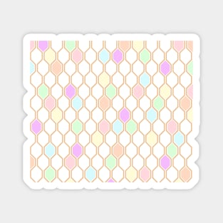 Colorful diamond roster Magnet