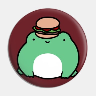 Hamburger Frog Pin