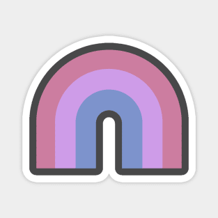 Bisexual Flag Rainbow Design Magnet