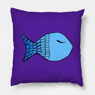 Fish design digital artwork Pillow