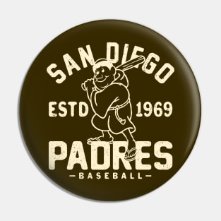 Retro San Diego Padres 2 by Buck Tee Pin