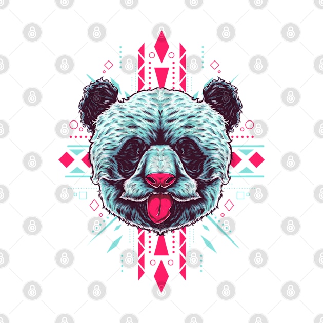 Panda Geometric by FUJHINE